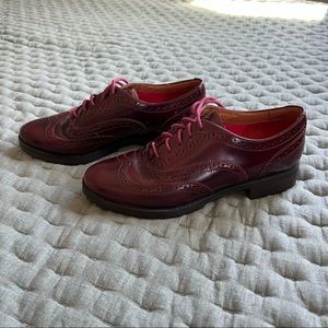 COPY - Sherry Burgundy Leather Oxfords